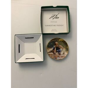 Donald Zolan Miniature Collector plate "Summertime Friends"